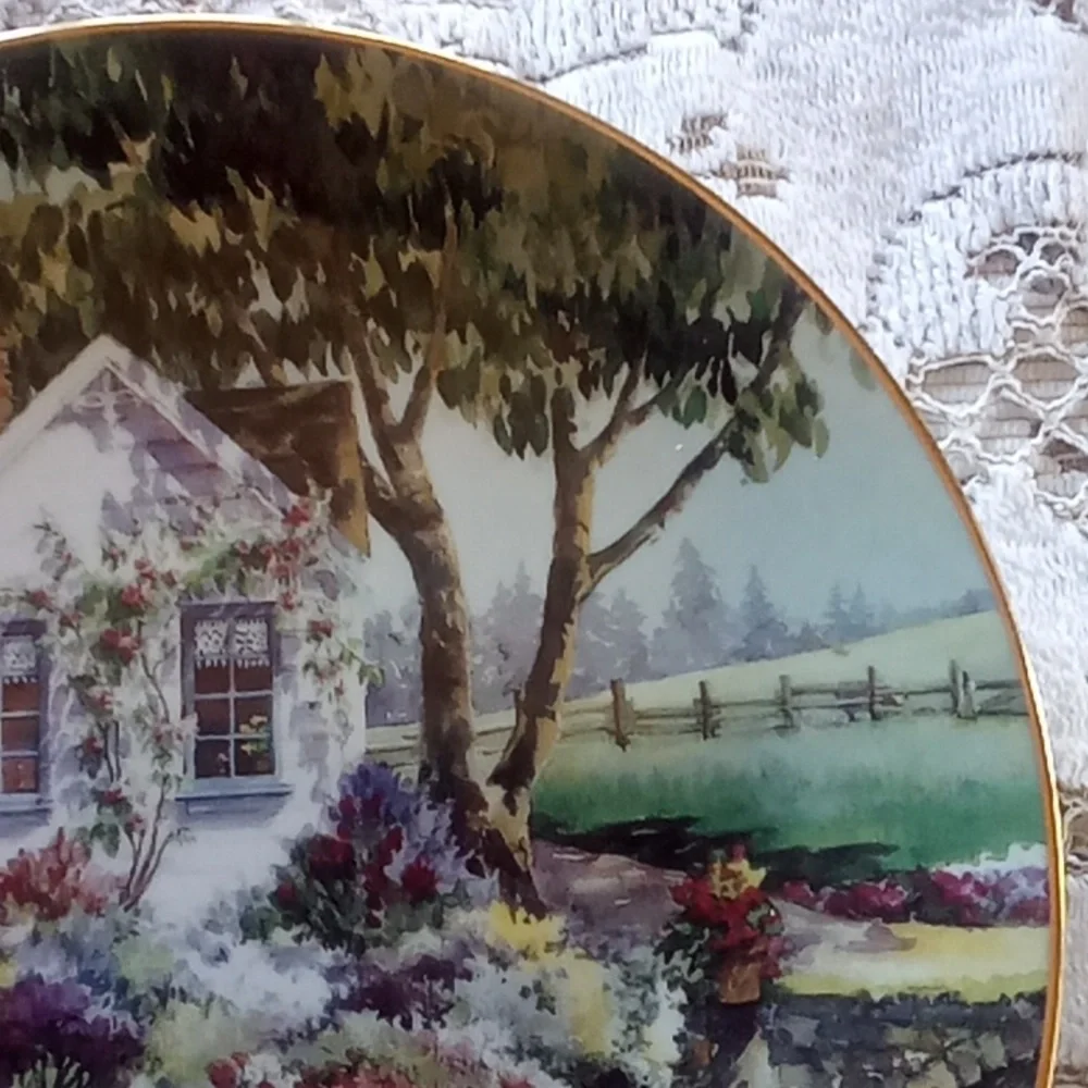 This Side of Heaven by Erin Dertmer decorative plate.